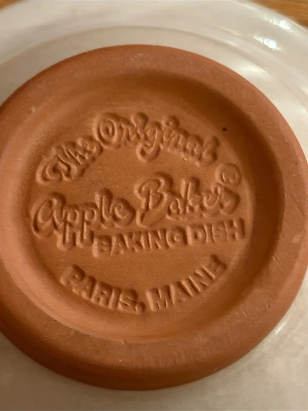 Vintage The Original Apple Baker Ceramic Apple Baker